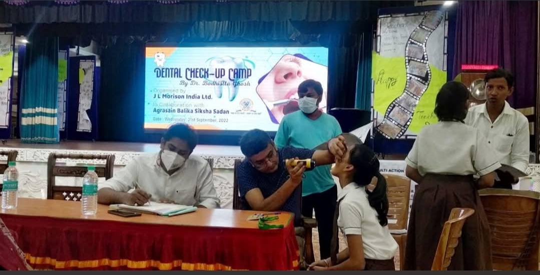 Blood donation campaign group photo